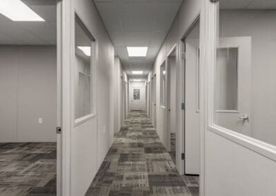 Offices in manufacturing plant